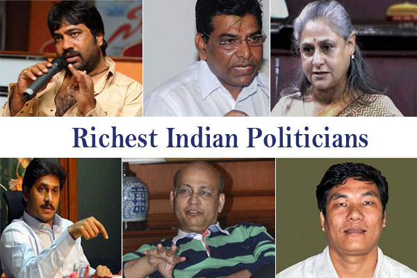 A Deep Dive into the Lives of the Richest Political Leaders in India